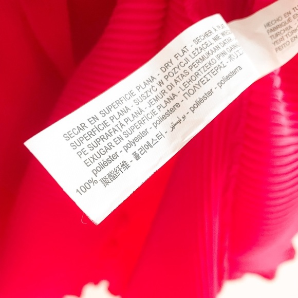 Zara Lettuce Hem Pleated Mini Dress - Picture 9 of 9